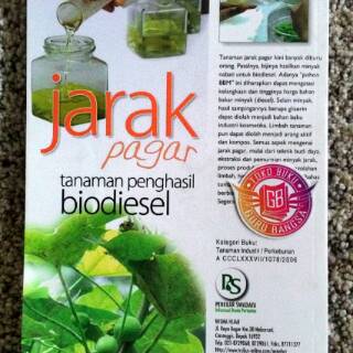 Buku Jarak Pagar Tanaman Penghasil Biodiesel | Shopee Indonesia