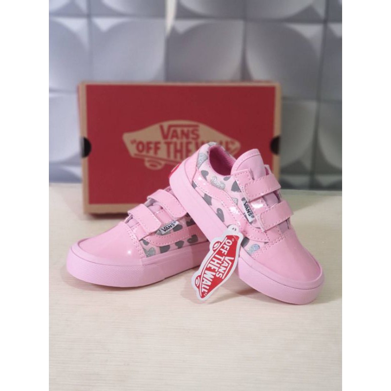 sepatu bayi perempuan vans pink size 17-25