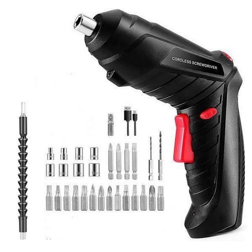 BOR LISTRIK CORDLESS baterai mini mesin obeng electric screwdriver