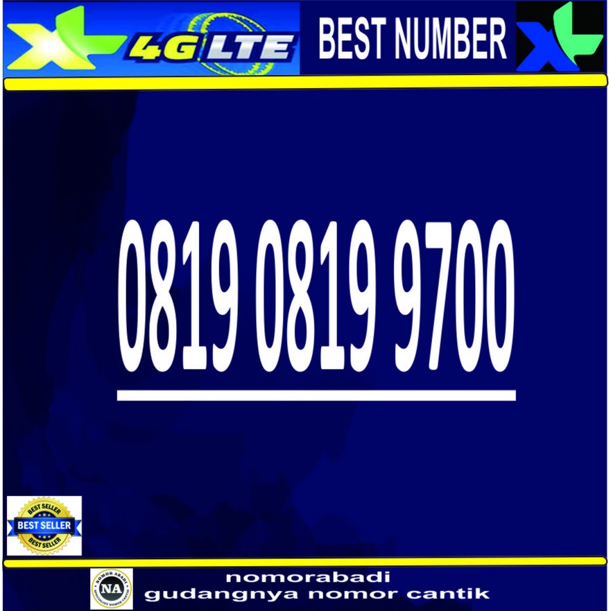 NOMOR CANTIK XL 4G 0819 0819 H400