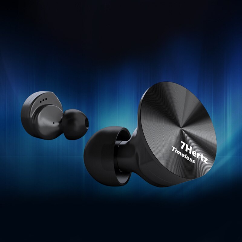 7Hertz 7HZ Timeless IEMs 14.2mm Planar HiFi Music Monitor In-ear Earphones CNC Aluminum Shell Earbuds with Detachable MMCX Cable