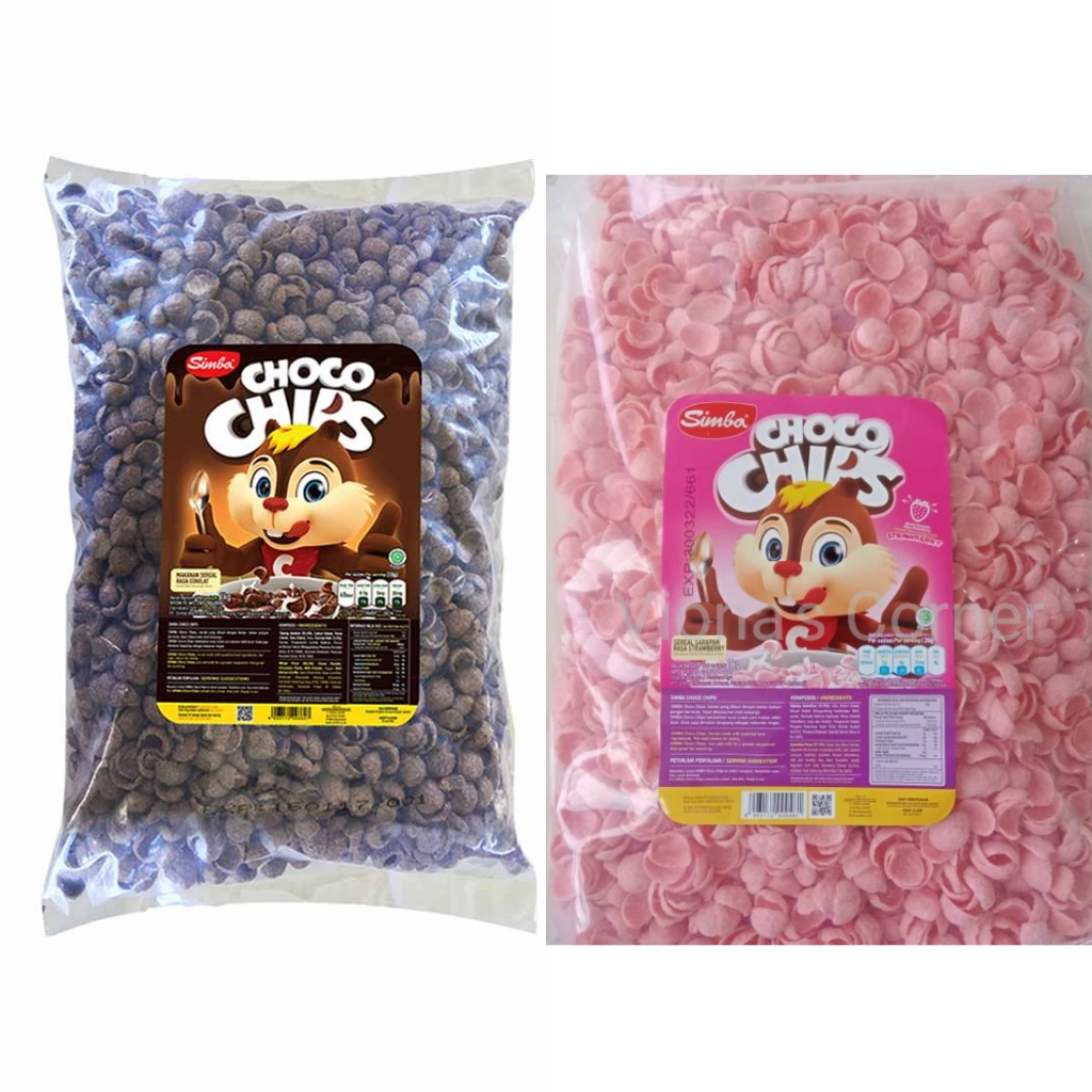 

Simba Choco Chips Sereal Coklat / Strawberry Kiloan [1 kg]