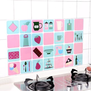 Stiker Dinding Dapur Anti Minyak Tahan Panas Wallpaper  