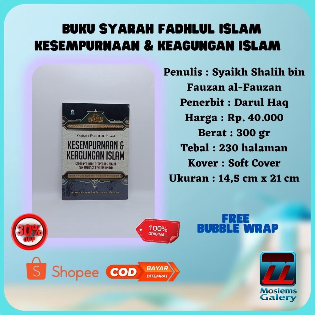 Kesempurnaan Dan Keagungan Islam  Syarah Fadlul Islam    Darul Haq