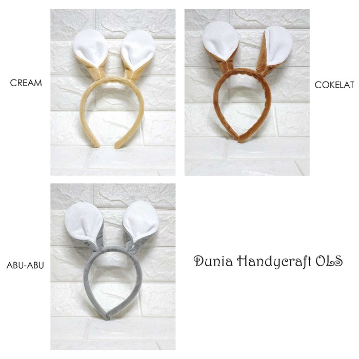 BANDO RUSA IMUT Bando Imut Cantik Aksesoris Rambut Murah