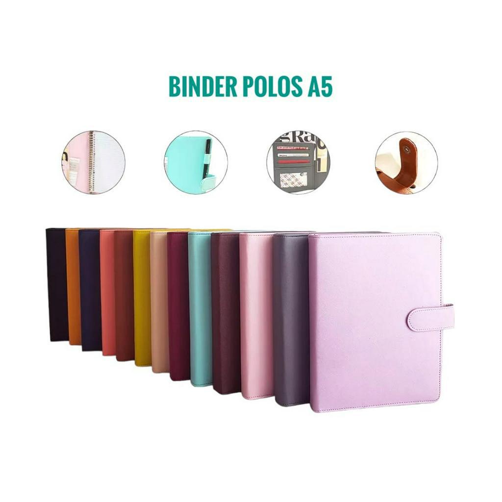 

NEW Binder Polos A5 20 ring Agenda Polos Ekslusif A5 Binder organizer A5 Termurah