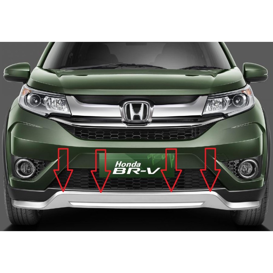 Spoiler Garnish Bumper Depan SILVER BRV PRESTIGE 2016-2020