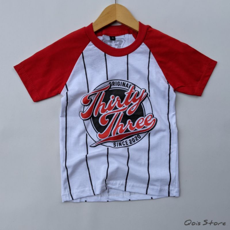 Kaos Anak Raglan / Kaos Distro Anak Laki-laki