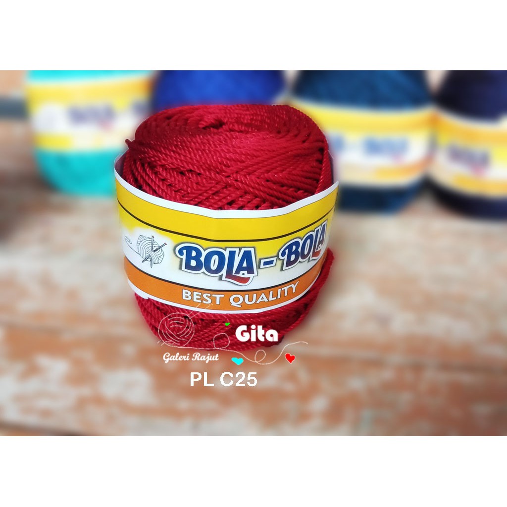 Benang Rajut Poly Bola-bola/Poly Lotus/Polyester Rajut