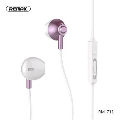 Remax Earphone Wired Headset Earbud For Calls And Music - RM-711 original