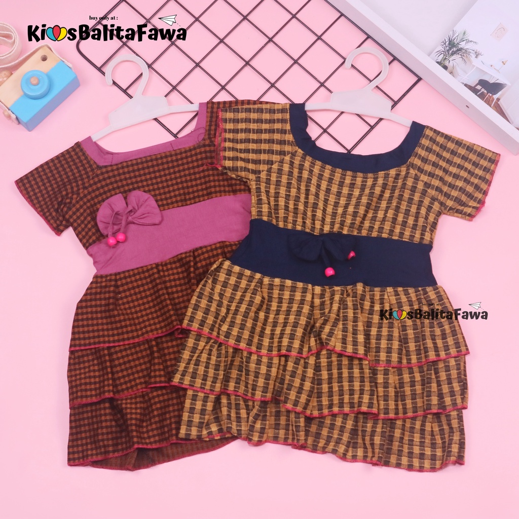 Dress Nayla uk Bayi 3-12 month / Dress Bayi Dress Baby Dress Anak Murah Dress Balita Kaos Anak