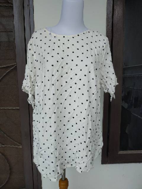 H*M CREEP TEAL BLOUSE