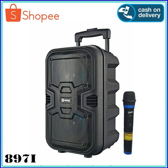 GMC 897i Speaker Portable BLUETOOTH + FREE MIC