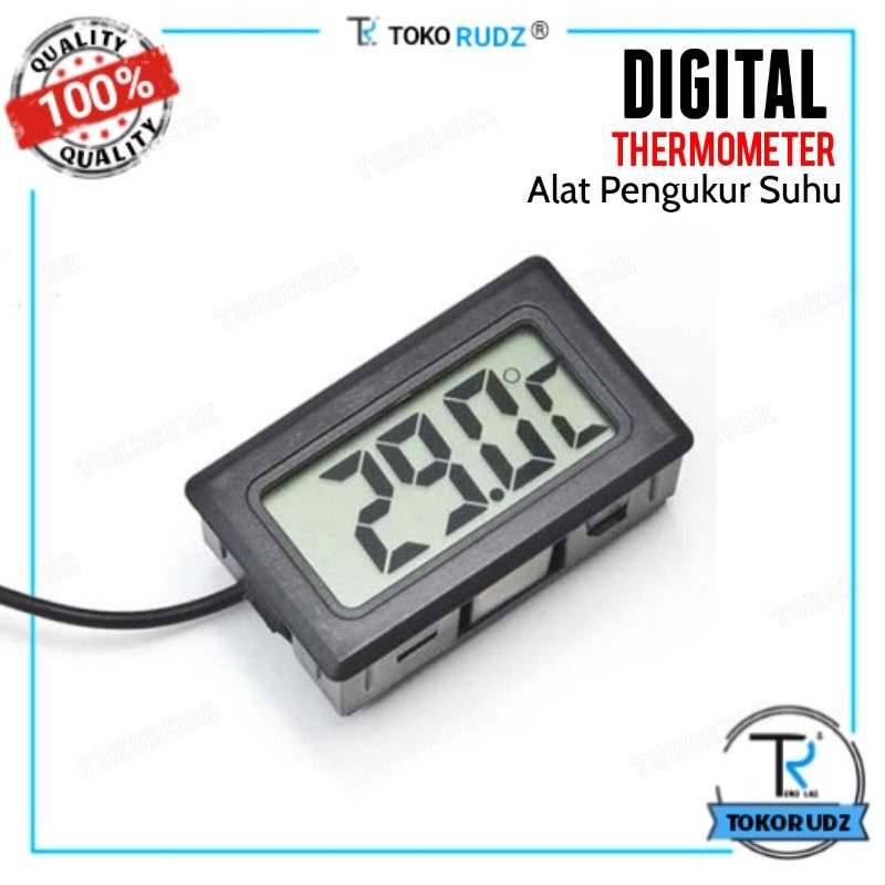 Termometer Digital Thermometer Temperatur Pengukur Suhu Waterproof Probe TPM10