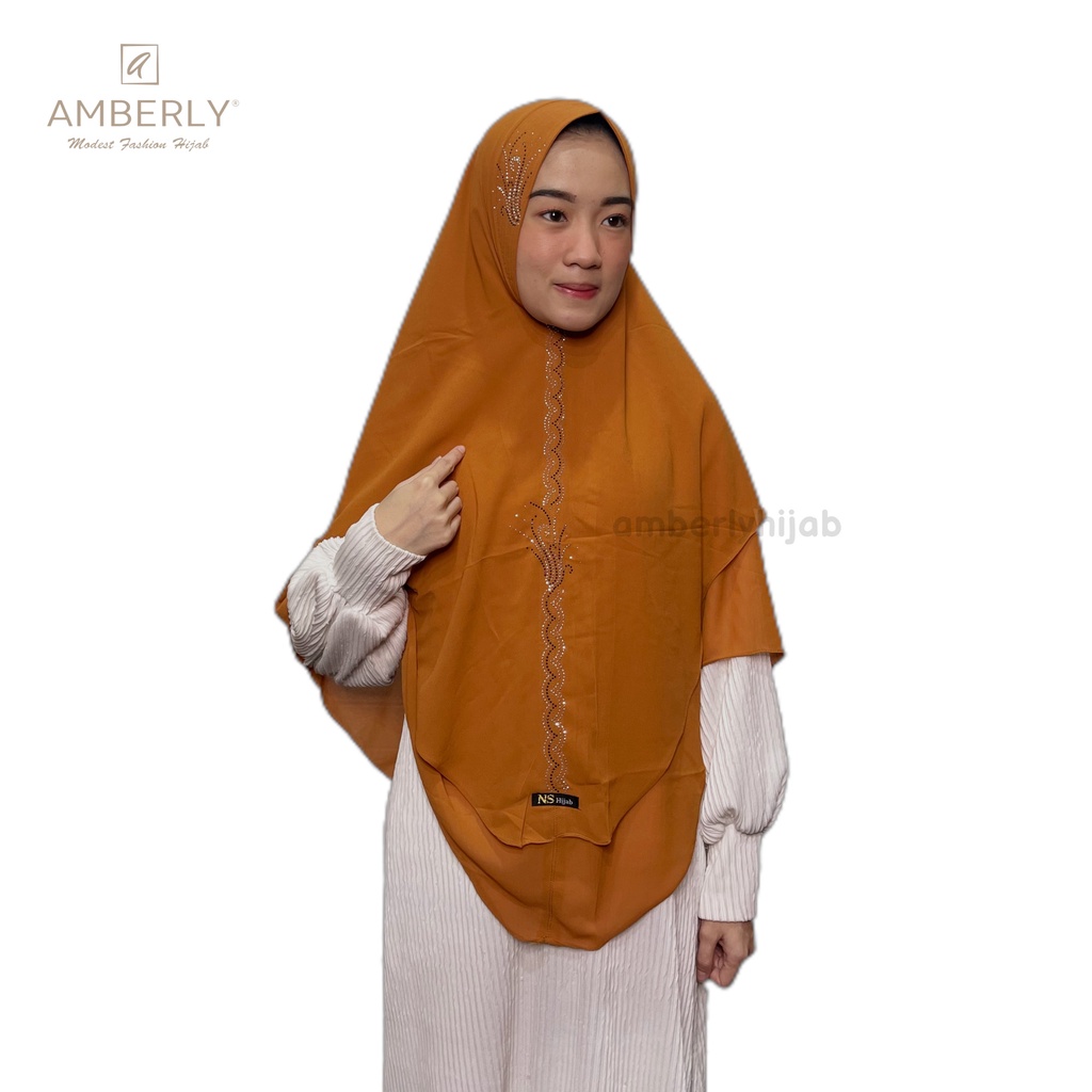 AmberlyHijab Merak Hijab Instan Seruti Bahan Ceruty Armani Premium