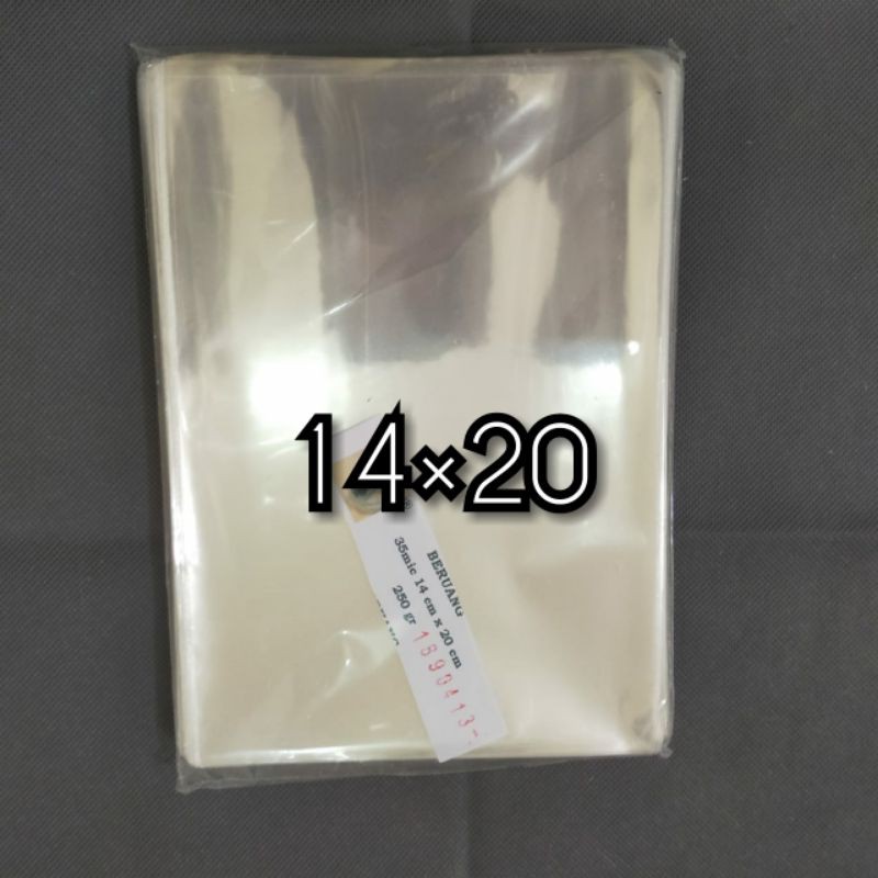 Plastik opp non perekat - pastik bening - plastik tebal