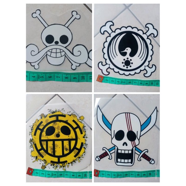 Sablon Setrika logo Anime One Piece