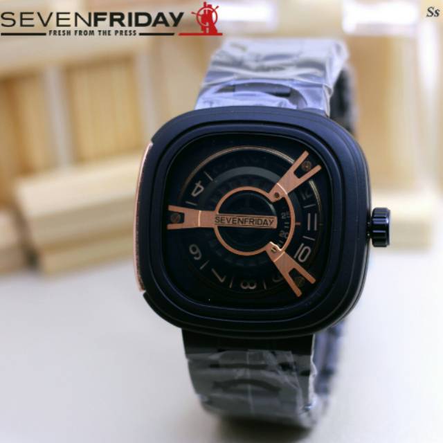 JAM TANGAN SEVEN FRIDAY M2/2 RANTAI STAINLESS