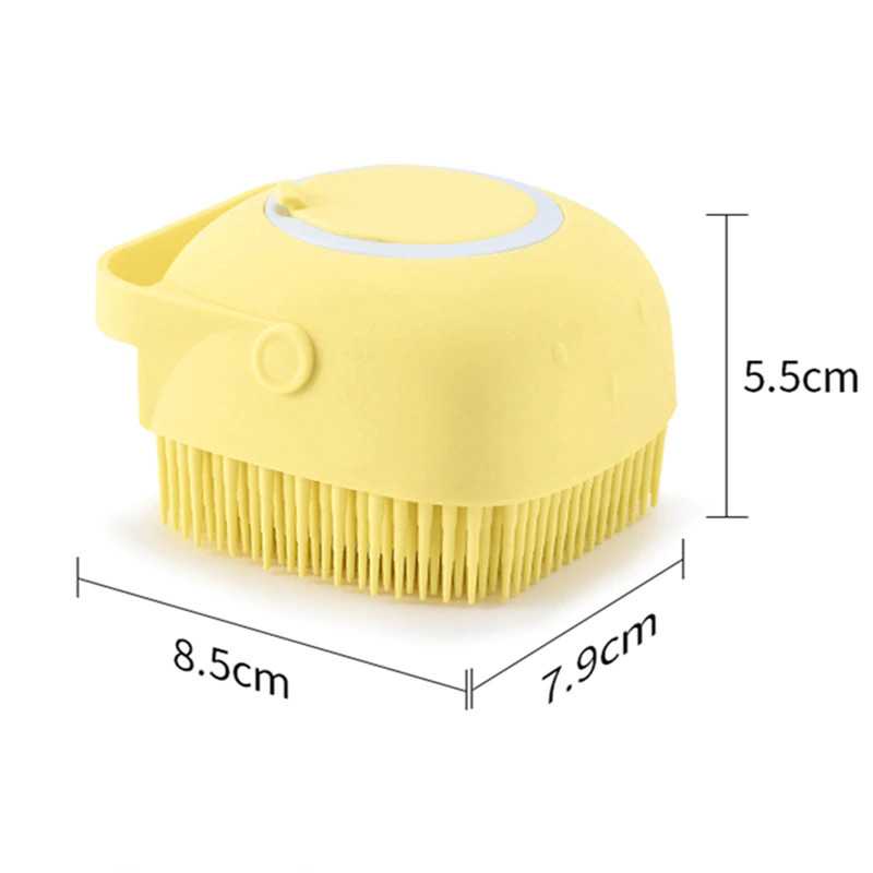 (100% BARANG ORI) BWOHOPS Sikat Mandi Badan Bath Brush Soap Container 80ml - LDS17