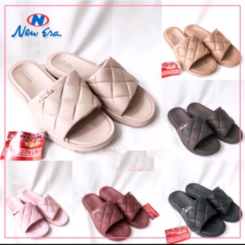 Sandal Kokop Wanita Simple dan Empuk | Sandal Karet Original | NEW ERA 11023