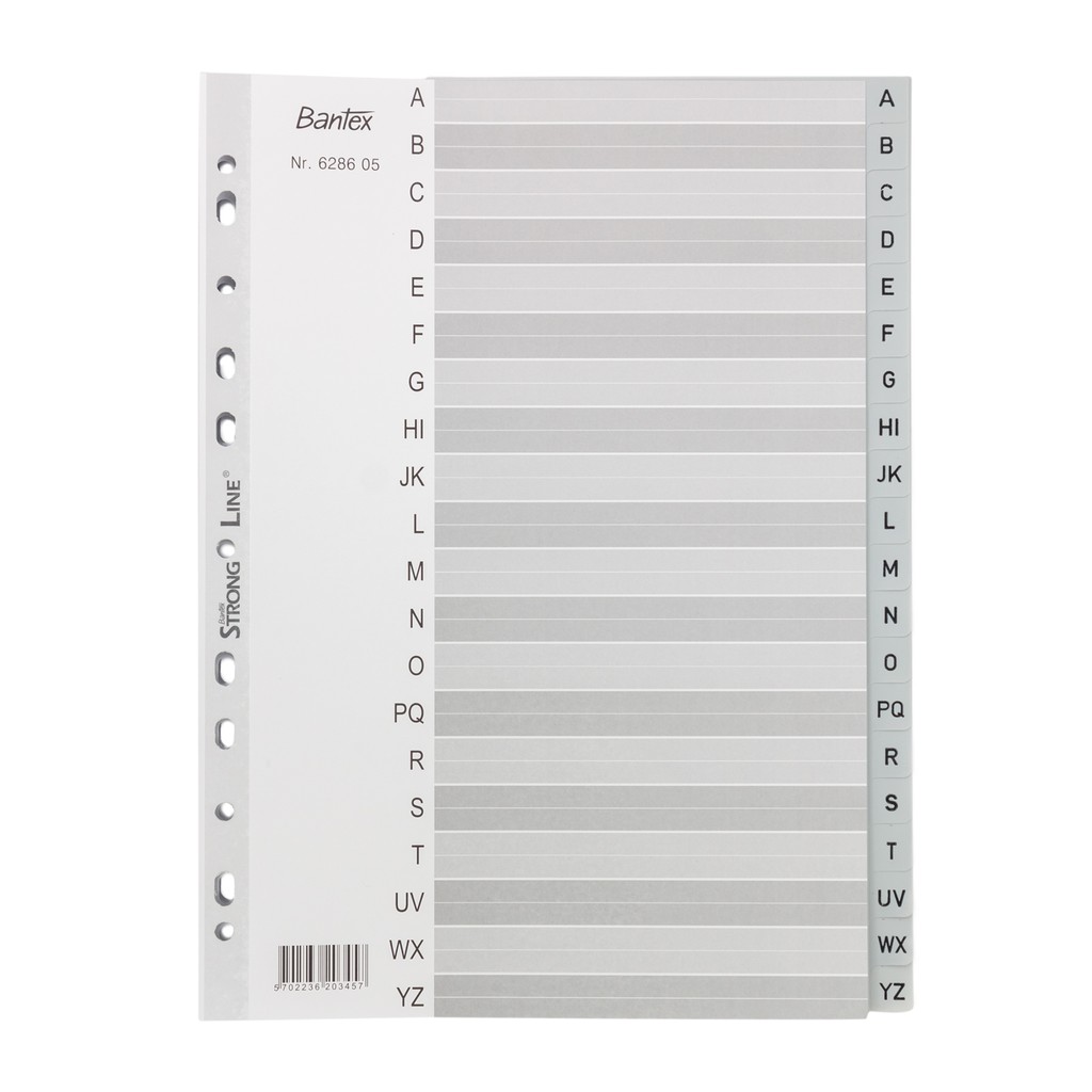 

[Store] Bantex Alphabetical Indexes A4 AZ (21 pages) 6203 45