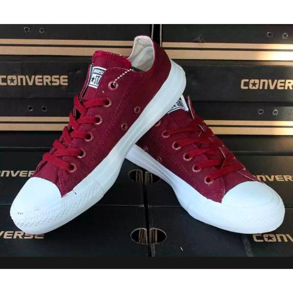 Sepatu Sneaker Terbaru Converse Chuck Taylor Il low Pendek Flas Petir dan Polos.SEPATU MARON.SEPATU 