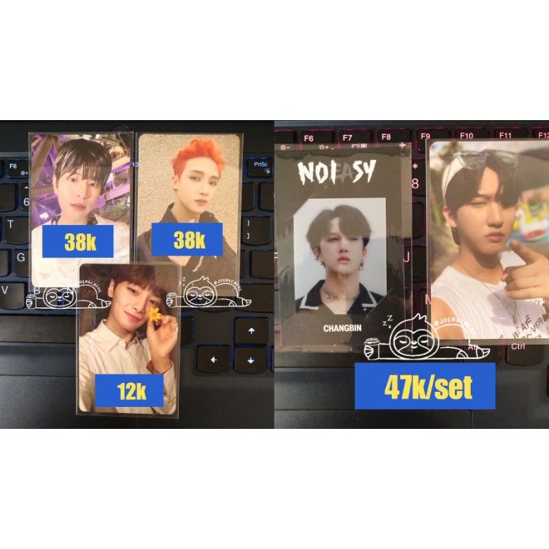 PC Photocard STRAY KIDS Seungmin Bangchan Changbin DS I.N NO EASY Limited Ver