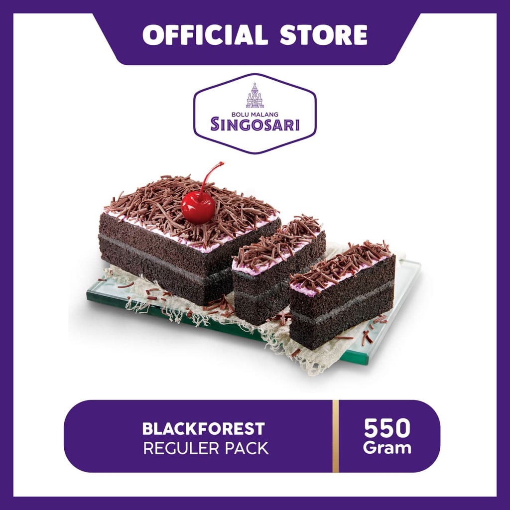 

Bolu Malang Singosari - Blackforest Reguler Pack (550 gr)