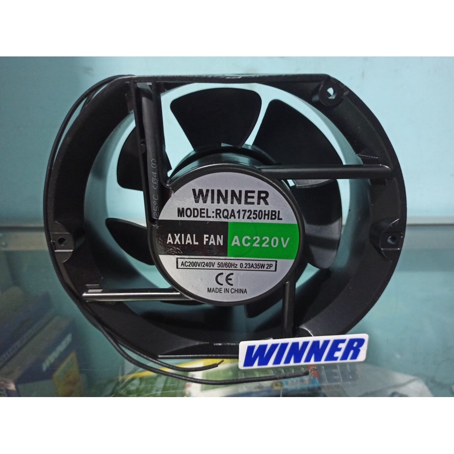 KIPAS COOLING FAN BESI BESAR 17.2 X 15CM AC 220V WINNER