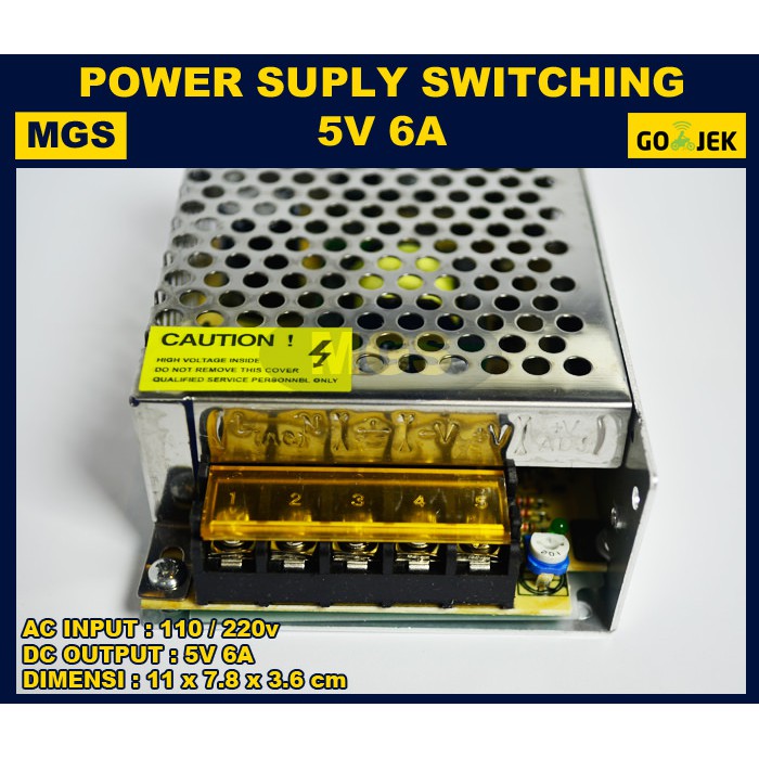 Power Supply Switching 5v 6A