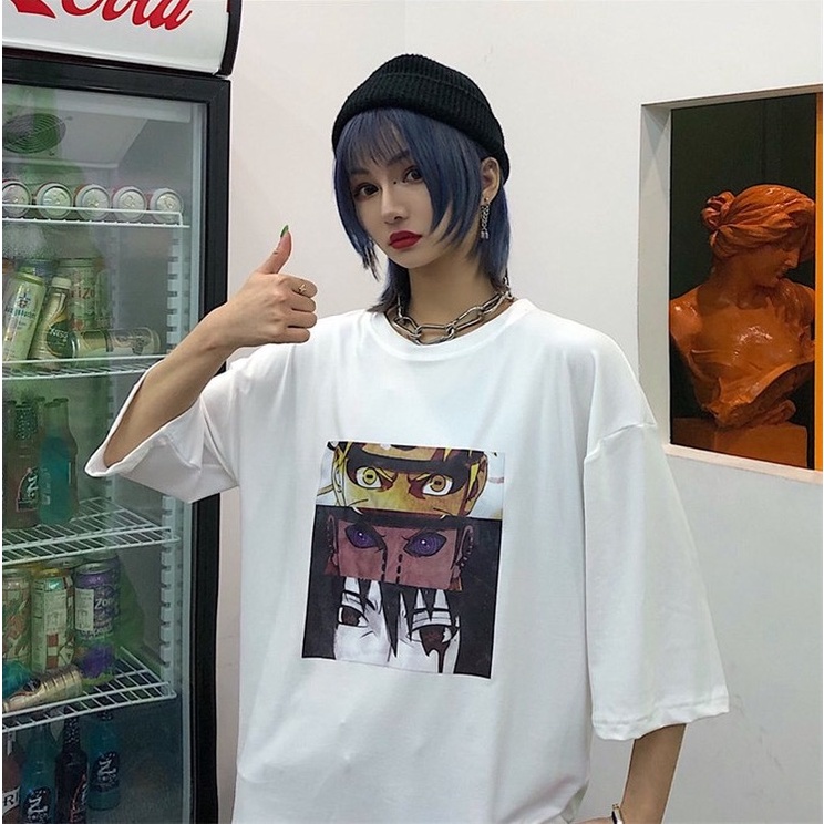 BRIGO Kaos Oversize Itachi Uchiha Crowd Anime II Kaos Jumbo Size Pria &amp; Wanita II Kaos Oversize Print DTF