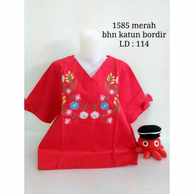 Blouse katun bordir