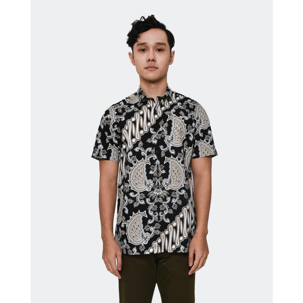 MANZONE Kemeja Batik Lengan Pendek ABIPRAMA 03