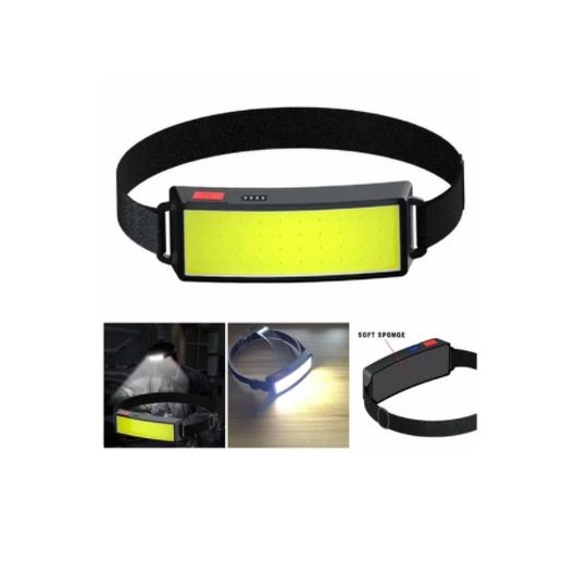 Pocketman Senter Kepala LED Headlamp Waterproof COB 800Lumens TM-G14 3MODE Anti Air Murah Berkualitas