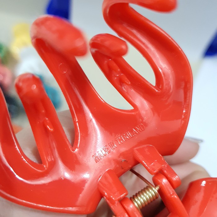 Jepit JEDAI SUPER JUMBO BESAR ORI THAILAND GLOSSY 5 GIGI 7,5 CM