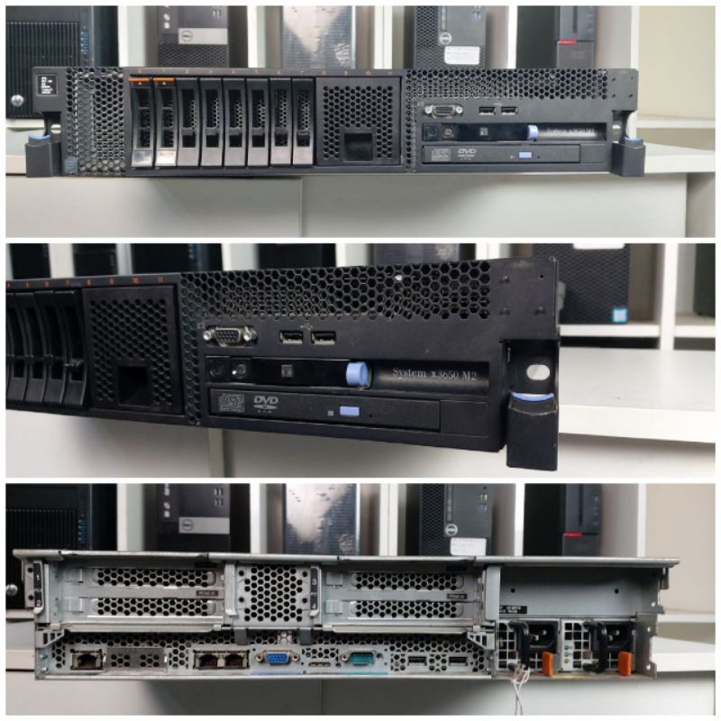 Obral Server Murah Pakai SSD IBM X3650 M2 Double Processor Ram 32Gb SSD 960GB Bergaransi 3 Bulan