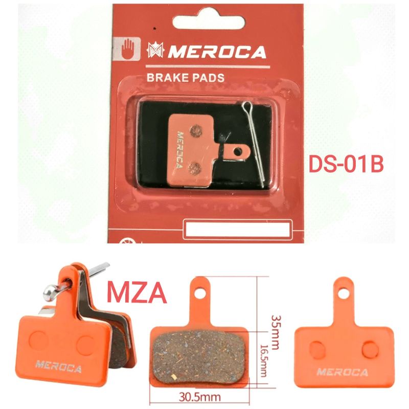 Brake pad Meroca For Shimano Alivio Acera Tektro Altus Kampas Rem Sepeda MT200 MT400 MT500 DS-01B