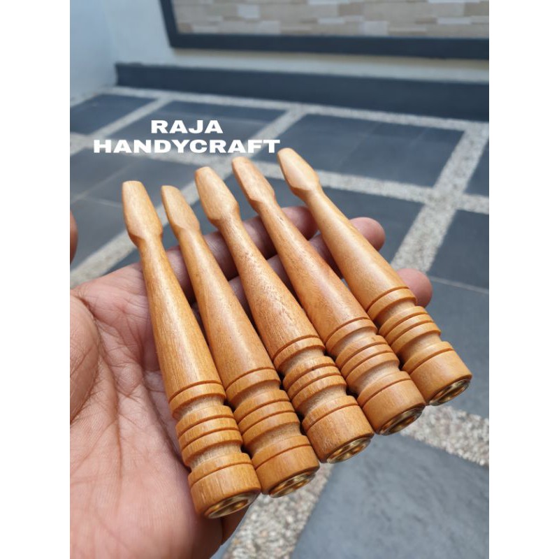 Once Pipa Rokok Kayu Bertuah Cendana wangi model profil kualitas premium 100 % asli TERLARIS