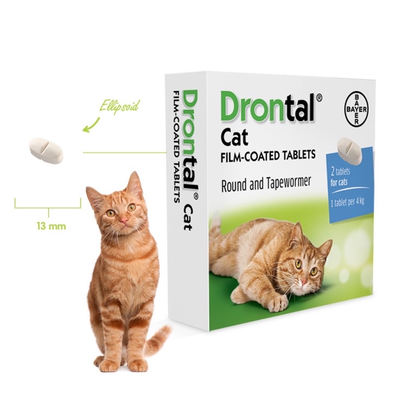Drontal Cat Obat Cacing Kucing Original