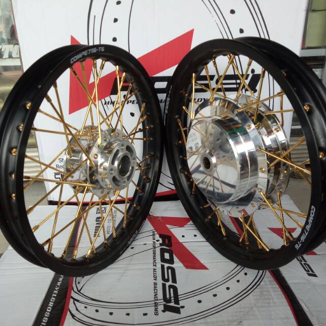 Sepaket Velg Jari Jari Ring 16 Untuk Beat Vario Scoopy Spacy Mio Xride Xeon Fino Mio z Gt M3 Soul Gt