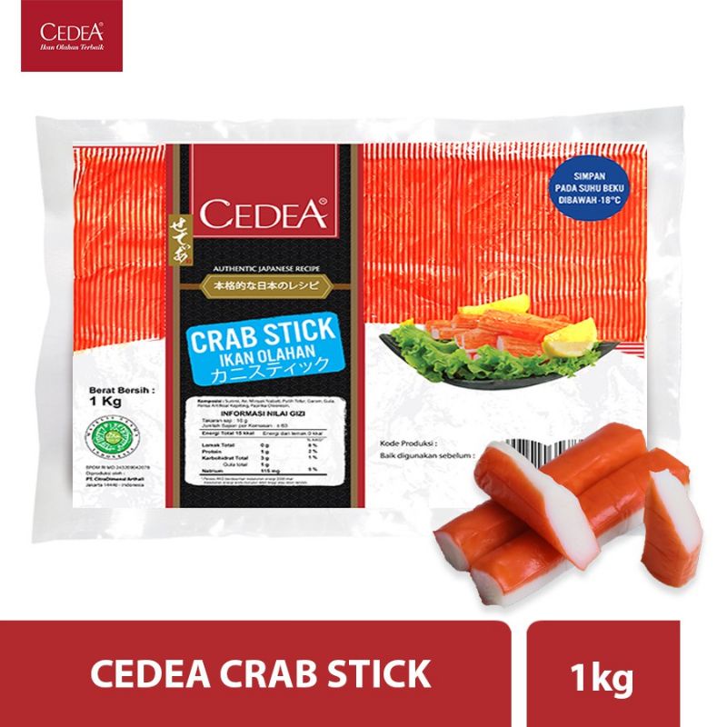 

Cedea Crab stick / Crabstick frozen food 1kg