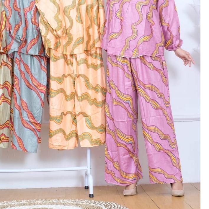 BAJU WANITA JUMBO LD 120 ONE SET MAMA ROSSA TERBARU
