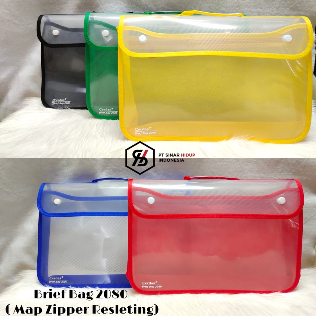 

Map Plastik Zipper Bag Kancing Folio Tas Tentang Cerdas Brief 2080
