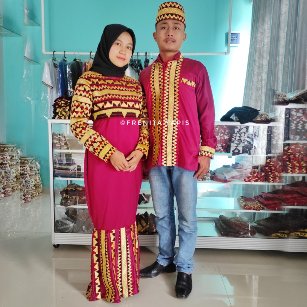 [BISA COD] Satu set kemeja &amp; gamis motif Talis