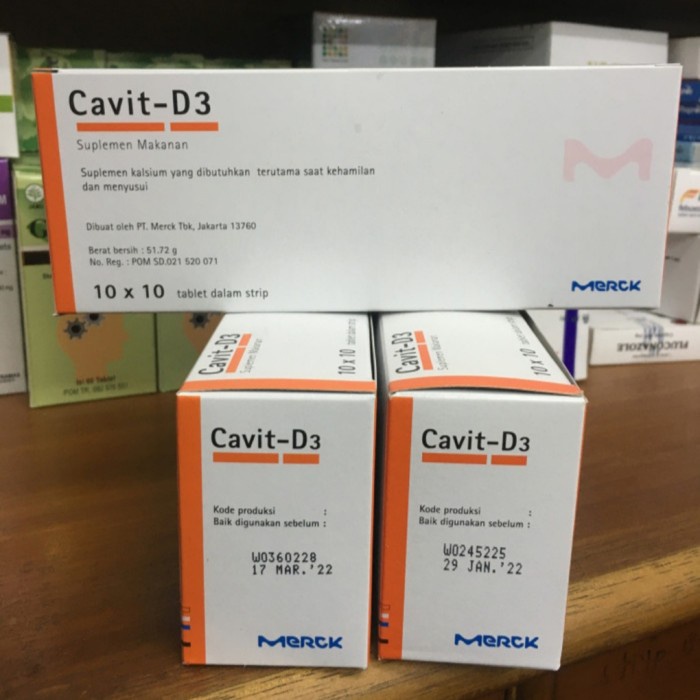 cavit d3 vitamin d3 per strip