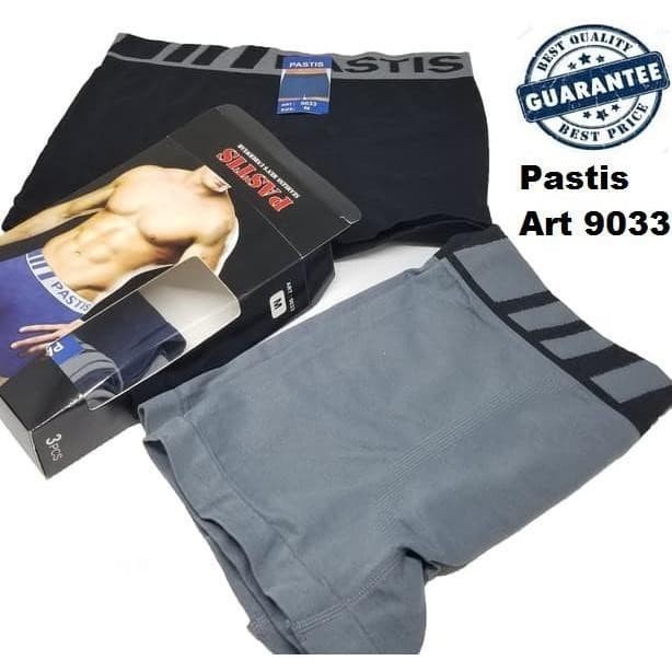 CD Boxer Pria PASTIS Premium Nylon 9033 / Celana Dalam Boxer Laki Cowo