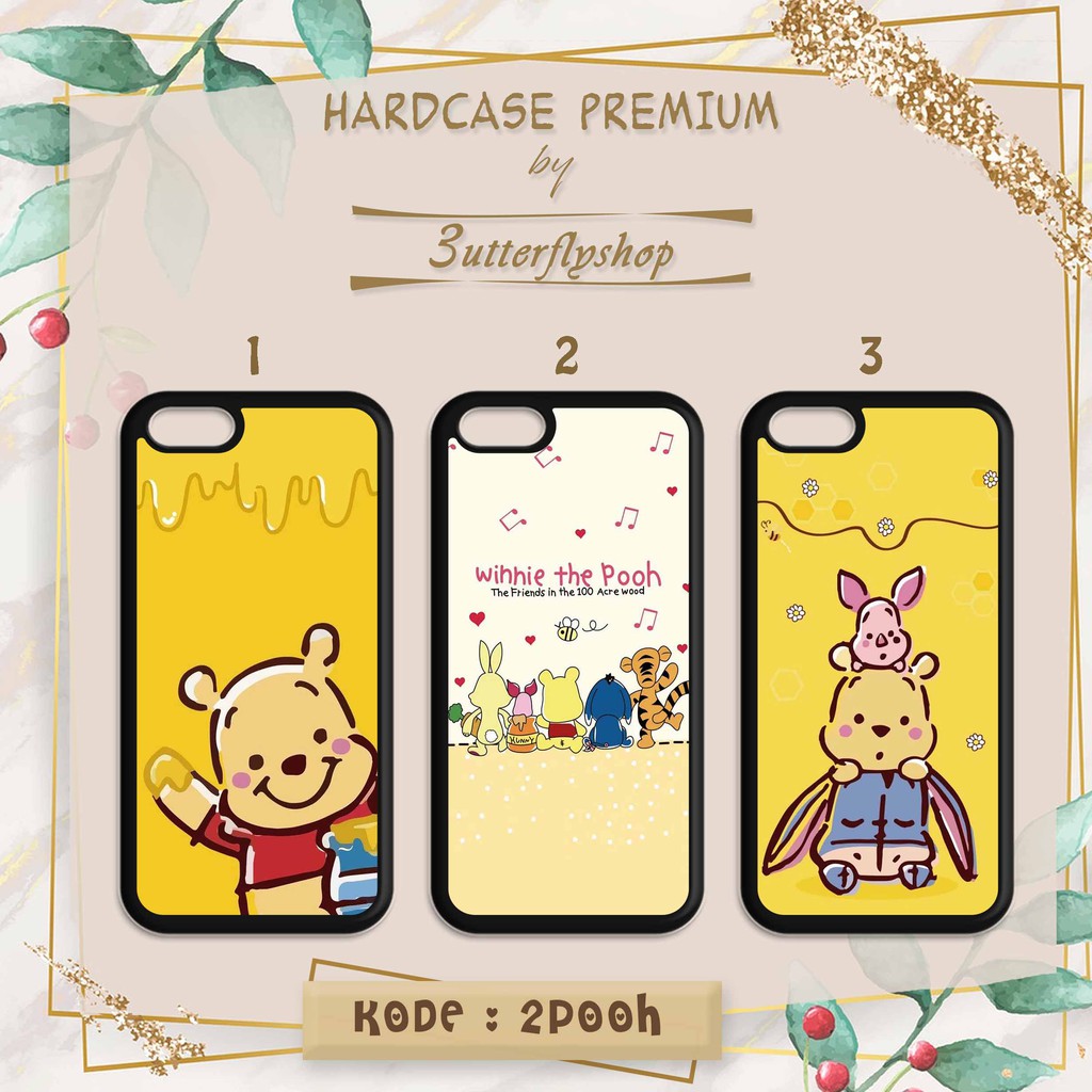 Hardcase Winnie The Pooh casing case HP xiaomi samsung iphone oppo vivo realme redmi meizu