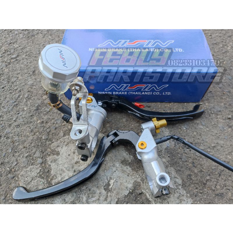 MASTER REM NISSIN IZUMI RADIAL 14MM SET KOPLING MASTER REM RADIAL NISSIN RX KING CB GL MEGAPRO TIGER