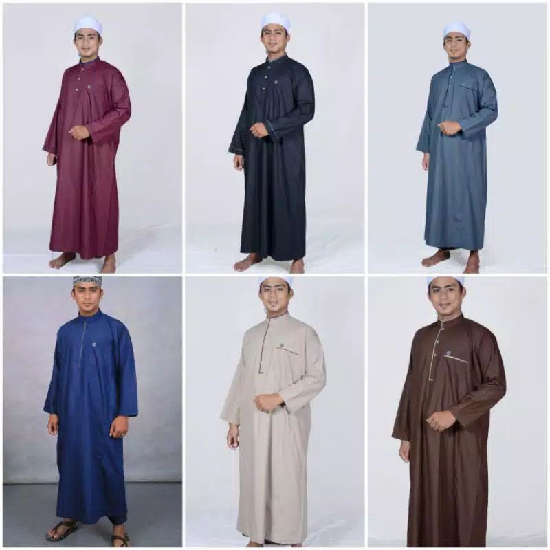 Jubah madinah Alkhoir TERMURAH temboro/ gamis muslim pria alkhoir
