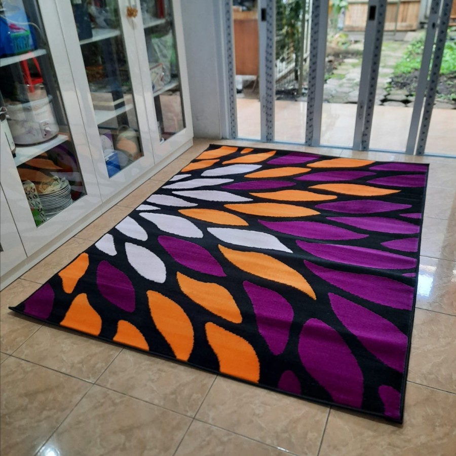 STARDUST Karpet Lantai 160x210 ST PURPLE ORANGE LIMITED EDITION-1